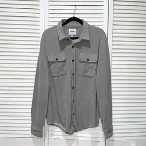 Old Navy Men Mircofleece Long Sleeve Button Down Top/Jacket